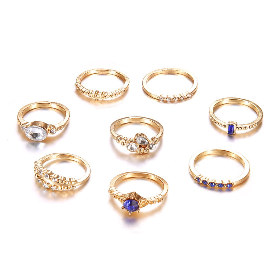 Cobalt Colors Ring Set … Blonder Mercantile